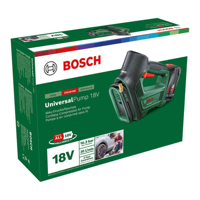 Bosch Universal Pump 18V Cordless Pneumatic Bike Pump-1